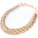 Gledola 2 Strands Fishtail Plaited Braids Headband Braided Synthetic Hair Elastic Stretch Hair Accessory for Bride Women Teens Girls Wedding (Honey Blonde) - Buy Online on GoSupps.com