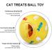 jiuhao Cat Treat Ball Cat Food Ball Toys Cat Ball Slow Feeder Toy Cat Food Dispenser Interactive Puzzle Ball Toy for Indoor Cats Training Brain Stimulation Toy - Buy Online on GoSupps.com