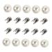 STOBOK 150 Sets Handmade Design Mini Buttons Accessories Studs Decorative DIY Materials Embellishment