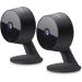 LaView Smart Indoor Security Camera for Home(2 Pack), 1080p HD Baby Monitor with Motion and Sound Detection,Two-Way Audio, Night Vision, US Cloud Server & SD Card Storage, Compatible with Alexa 2 Pack Black