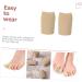 Healifty 2pcs Big Toe Protector Silicone Covers - Gel Sleeves for Toe Protection - Rubber Caps for Big Toe - 2.5x4cm - Buy Online on GoSupps.com