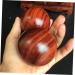 Healeved Solid Wood Massage Balls - 2-St Disk Set for Hand Roller Therapy Circulation & Meditation - Rosewood 5x5cm - Buy Online on GoSupps.com