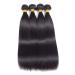 Kapelli 10A Brazilian Virgin Hair Bundles - 4 Pack (14-20 Inch) Straight Human Hair Extensions - Naturals Black - Buy Online on GoSupps.com