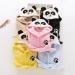 Miyanuby Baby Boys Girls Bathrobe - Soft Flannel Panda Hoodie for Kids 3-4 Years | Cute Animal Nightwear Gift - Buy Online on GoSupps.com