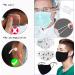 100 Pieces Black Adjustable Sewing Elastic Band with Buckles for Face Cover Earloop Strap - DIY Stretchy Earmuff Rope - Buy Online on GoSupps.com