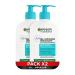 Garnier Garnier Pure Active Moisturizing Cleansing Gel with Hyaluronic Acid Ceramide and Clay Removes Impurities Grease and Makeup 2 x 250 ml