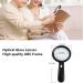 Magnifying Glass Old Man Reading HD Mobile Phone Repair Simple LED Extension Mirror Handheld 10X Good Times - Buy Online on GoSupps.com