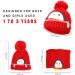 Rayson Kids Winter Hat and Scarf Set - Fleece Lined Beanie with Loop Scarf for Toddlers - Red - Buy Online on GoSupps.com