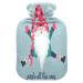 Cute hot water bottle with elf cover 2 litre hot water bag for hot and cold compresses