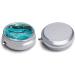 Buy Turquoise Blue Gold Marble Pill Box - 3 Compartment Portable Travel Pill Organizer for Purse & Handbag - Buy Online on GoSupps.com