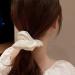 Satin Silk Hair Scrunchies for Women - White Elastic Hair Ties - Buy Online on GoSupps.com