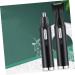 Minkissy Nose Hair Trimmer Set for Men - Household Hair Scissors in Black | Compact ABS Design 14x3x3CM - International Shipping Available - Buy Online on GoSupps.com