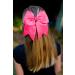 CEELGON 8 Large Pink Cheer Bows Ponytail Holders - Set of 12 | Grosgrain Ribbon Hair Ties for Teens, Women, Girls | Ideal for Cheerleaders and Sports - Buy Online on GoSupps.com