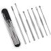 NOLITOY 3sets Ear Wax Picker Tool Ear Care Supplies Portable Cleaning Kit 7pcs*3 Silverx3pcs 12cmx3pcs - Buy Online on GoSupps.com