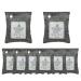 Bamboo Charcoal Air Purification Bags Activated Carbon Bags Odor Absorber Activated Charcoal Odor Absorber for Home Car Closet Pets Basement Odor Eliminator (8 * 100g)