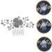 Ipetboom Wedding Hair Comb hair combs for women accessories hair accessories headgear wedding bride pearl hair alloy rhinestone hair comb rhinestones womens hair accessories - Buy Online on GoSupps.com