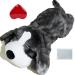 vocheer Puppy Heartbeat Toy Dog Anxiety Relief Calming Aid Puppy Heartbeat Stuffed Animal Behavioral Training Sleep Aid Comfort Soother Plush Toy for Puppies Dogs Cats Grey