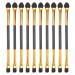 Beatifufu 20Pcs double ended eyeshadow brush travel blush brush Cosmetics Eyeshadow Brush Kit Cosmetics Brush