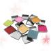 FRCOLOR Girls T 112 pcs Empty Eyeshadow Square for Pans Metal Powder Cosmetics Makeup Blusher Pressed Femdophilous mediumx2pcs Silverx2pcs - Buy Online on GoSupps.com