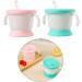 Silicone Cup Baby Straw Cup Kid Cups Spoutless Cup with 2 Handles Leak Proof Training Cup Drinking Cup - Buy Online on GoSupps.com