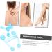 Minkissy 6pcs PVC Button Massager Tool for Neck and Shoulders - Blue | International Shipping Available - Buy Online on GoSupps.com