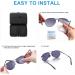 Oushiun Stickable Bifocal Reading Glasses OS8801 - 3x Magnifying Removable Safety & Sunglasses - Black Housing - Set of 3 for International Shipping - Buy Online on GoSupps.com