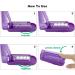 Buy Adjustable Multiple Pill Cutter | Detachable 6-Grid Pill Splitter for Small Tablets - Stainless Steel Blade & Silica Gel Sheet (Purple) - Fast International Shipping - Buy Online on GoSupps.com