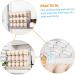 KOMBIUDA Refrigerator Egg Rack Egg Storage Box Plastic Serving Tray Vanity Organizers and Storage Egg Container for Refrigerator Transparent 26X20X10CM - Buy Online on GoSupps.com