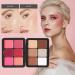 Horuili Concealer Palette 12 Colors Blush Palette Full Coverage Makeup Palette Waterproof Concealer Palette Long Lasting Blush Concealer Palette - Buy Online on GoSupps.com