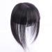 Clip In Crown Topper Real Hair with 3D Bangs for Thinner Hair - Dark Brown 30.5 cm Ideal Hair Accessory for Women - International Shipping Available - Buy Online on GoSupps.com