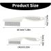 TIESOME Pet Hair Comb Tear Stain Removal 2 Pack Multifunctional Pets Grooming Comb Kit 2 in 1 Dog Combs Stainless Grooming Massage Dual-Sided Comb for Knots Crust Floating Hair Fleas(White) - Buy Online on GoSupps.com
