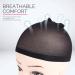 Fandamei 6 Pack Wig Caps - Stretchable Elastic Hairline Net for Wigs Breathable Nylon Underground Hood Black Hair Network - Buy Online on GoSupps.com