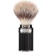 M hle Traditional Razor Set | Silvertip Fibre Brush Chrome Stand Black Resin Handle - Premium Shaving Supplies for Men - Buy Online on GoSupps.com