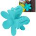 Hair Clip Hair Accessories Double Lock Tooth Design Flower Hair Clip Big Non Slip Matte Cute Women Girls Hair Accessories for Thick Normal Thin Hair(Peacock blue) - Buy Online on GoSupps.com