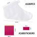 YSDYY 100 Pieces Transparent Waterproof Foot Covers Foot Masks Foot Beauty Plastic Shoe Covers for Hot Springs Hydrotherapy and Wax Treatments - Buy Online on GoSupps.com