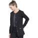 Women's Workwear Professional Snap Front Scrub Jacket - Soft Stretch Material - Medium, Black - WW340 - Buy Online on GoSupps.com