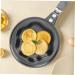 Zerodeko Bayou Classic Breakfast 4pcs Cartoon Non Stick Pan Handle Mini Pancake Camping 26X12CM Black - Buy Online on GoSupps.com