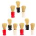 FRCOLOR 9 STK Razor brush Nackt brush hairdryer Staub brush Face cleaning brush Bartbrush Staub brush for the face salon brush tools plastic brush tools hair 10x4x3cmx3pcs black red whitex3st