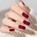 DouborQ Burgundy Nail Polish Long-lasting Glossy Nail Art Varnish (06) Glitter Burgundy - Buy Online on GoSupps.com