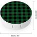 Buffalo Plaid Contact Lens Case - Portable Travel Box with Mirror for Easy Lens Storage - Buy Online on GoSupps.com