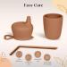 Lelolo by Anpei Grows with Me 3-in-1 Baby to Toddler Training Cup | Silicone Sippy Straw Cup for Infants | Sky - Buy Online on GoSupps.com