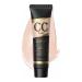 CC Cream Color Correction Cream with SPF 15+ All-In-One Full Coverage Foundation Concealer Full Coverage Anti-Redness Skin Tone Adjusting Sun Protection Natural Glowy Makeup Ivory 30g 40.00 ml (Pack of 1) Ivory White