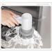 Electric Spin Scrubber 2024 New Sinoshi Spin Power Scrubber Cordless Power Spin Scrubber Rechargeable Handheld Power Scrubber Spin Brush Multifunctional Cleaning Brush Tile Sink Bathroom (White B) - Buy Online on GoSupps.com
