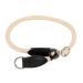 lionto dog collar retriever collar training collar length 30 cm beige Beige 30 cm length 0.8 cm thickness