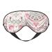 Dog and Paris Towe Print Unisex Sleep Mask Double-Sided Eye Mask Ideal for Sound Sleep and Skin Care Black