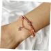 Healeved 2pcs Gemstone Bracelet Crystal Bracelets Open Star Pendant Bracelet Cuff Bracelet Star Bangle Gold Bangle Bracelet Jeweled Bangle Bracelet Women's Bracelets Diamond Miss Jewelry Rose Goldx2pcs 19.5*1.2cmx2pcs - Buy Online on GoSupps.com