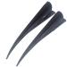 Topkids Accessories 2pc 13cm Hair clips for Women Duckbill/Beak/Concorde design Sectioning Hair Clips Hair Accessories for Women Hair grips Hairdressing clips (Enamel Black)