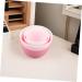 Vaguelly Bol de M lange Silicone pour Masque Facial Souple Applicateur Compact pour Usage Domestique et Voyage Ensemble DIY de Rose et Blanc - Buy Online on GoSupps.com