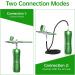 Rechargeable Cordless Airbrush Kit with Compressor - 30PSI Air Brush Gun Set for Painting, Makeup, Nail Art & Tattoos in Green - Buy Online on GoSupps.com
