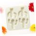 PRETYZOOM Candy Molds Food-Grade Silicone Mold Cake Mold Summer Silicone Molds Candle Wax Molds Silicone Molds for Stencil Silicone Chocolate Molds Soap Mold Chocolate Candies Fudge medium Beige - Buy Online on GoSupps.com